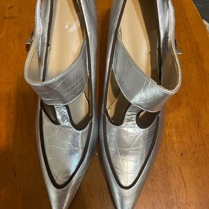 Chic Silver Women's Heels